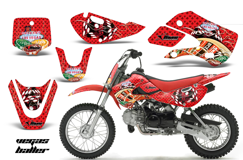 Kawasaki KLX 110 KX 65 00-09 NP Graphic Kit VB R